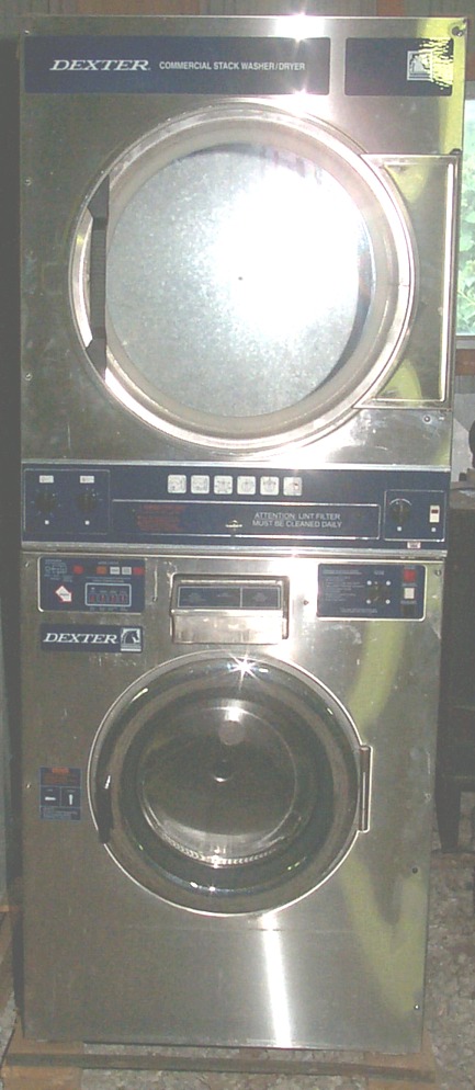 Dexter 30LB Stack Washer\Dryer